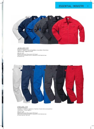 pantalone fristads 2005 vari colori e taglie